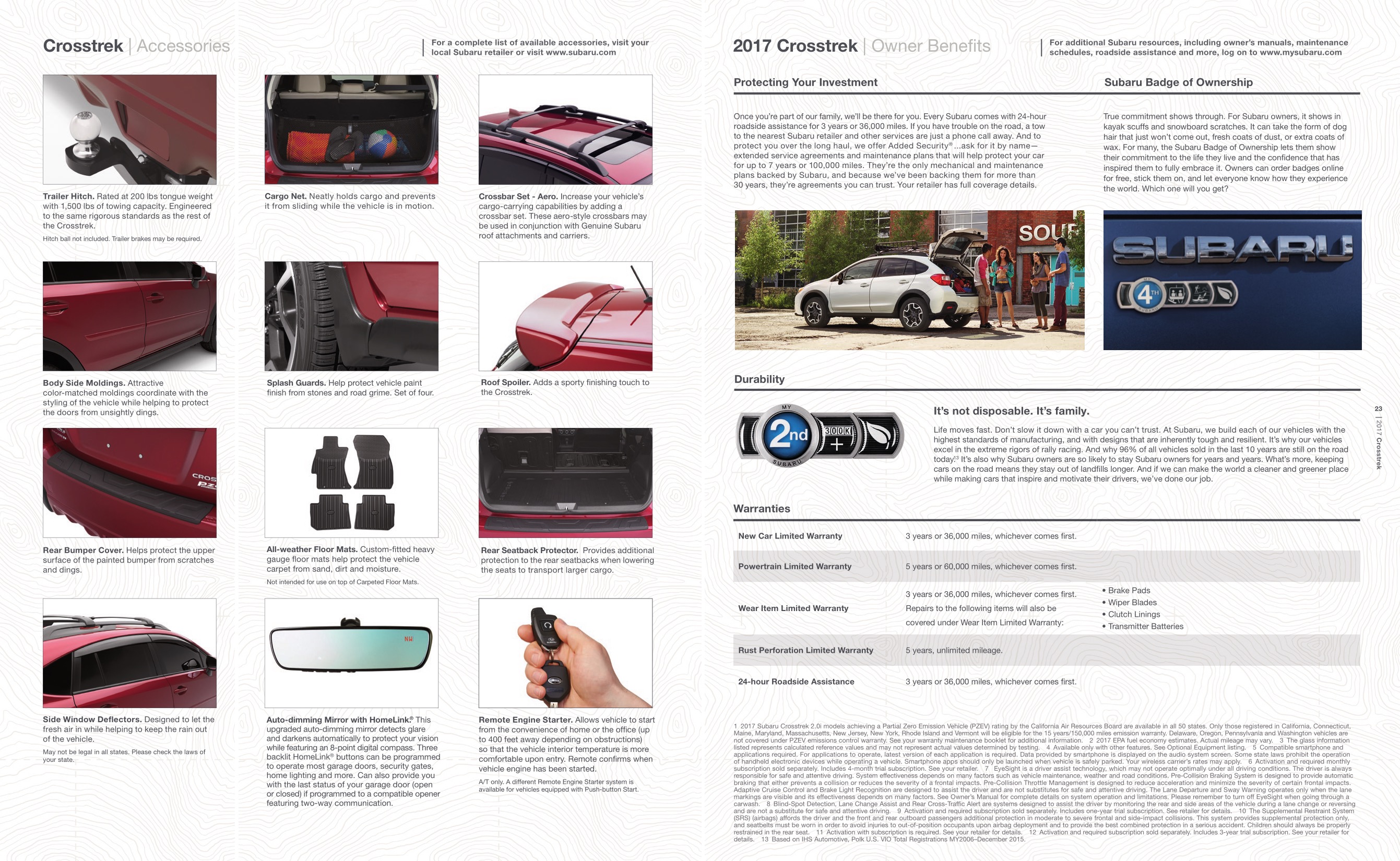 2017 Subaru XV Crosstrek Brochure Page 3
